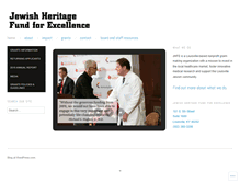 Tablet Screenshot of jewishheritagefund.com